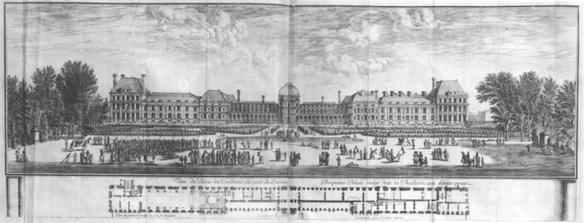View of the Palais des Tuileries from the Gardens