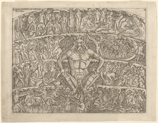 The Inferno, after the Fresco in the Camposanto of Pisa
