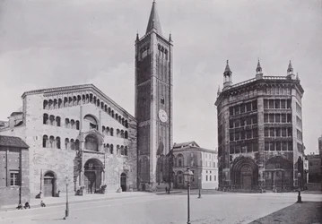 Italy: Parma, cathedral and baptistry
