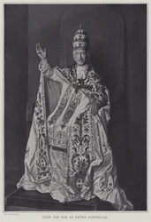 Pope Leo XIII on the Papal Throne
