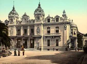 The Façade of the Casino of Monte Carlo, Monaco