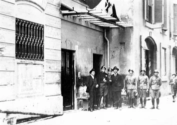 The First Seat of the Fascist Party in Milan