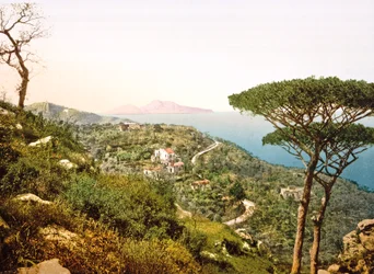 View of Vesuvius across the Bay of Naples