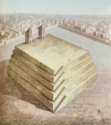 A Mexican Teocalli, c.1820