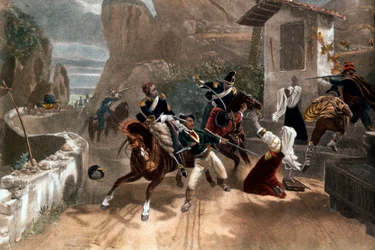 A Fight Between Brigands and the Pope