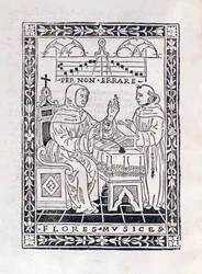 A monk giving a music lesson