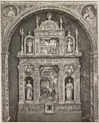 Altar in St Cita church, Palermo