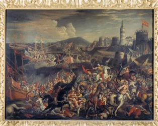 Attack of the Saracens on the Island of Malta, Defended by the Knights Hospitaller in 1565