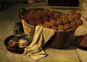 Basket of bread (detail)