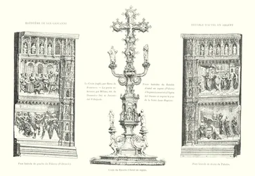 Baptistery of San Giovanni, Silver Altar Retable (engraving)