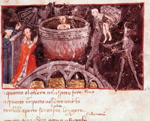Bolgia of the Counterfeiters (song 21 from Hell, in the Divine Comedy)