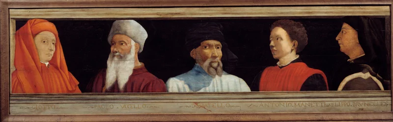 Cassone with 5 Portraits of the Master of the Florentine Renaissance