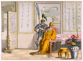Chinese Taoist religious leaders: The Divinity Kuan-ti, c. 1820-30.