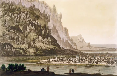 City of Yakutsk on the River Lena, Eastern Siberia, c.1820s-30s
