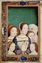 Claude of France, Eleanor of Austria and the Three Daughters of Francis I, from the 