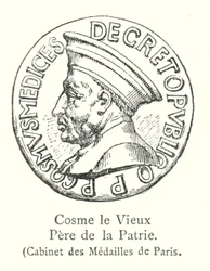 Cosme the Elder, Father of the Nation, Cabinet des Medailles de Paris