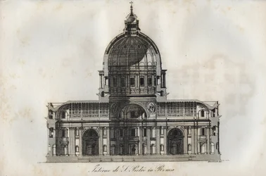 Cross section of St Peter