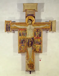 Crucifixion, Tuscan School, second half of 12th century