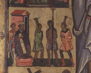 Crucifixion with Stories of the Passion (detail)