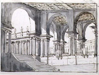 Design for a Neo-Classical Stage Set