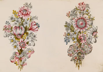 Design for sprays of flowers