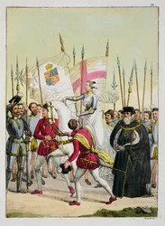 Elizabeth I, plate 12 from The History of the Nations
