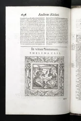 Emblem 152, In Vitam Humanum, from Andrea Alciato
