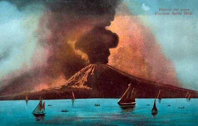 Eruption of Vesuvius, April 1906