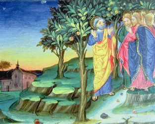 Christ Goes to Pray on the Mount of Olives