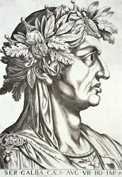 Galba Caesar (3 BC-69 AD), 1596
