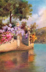 Gardens by Lake Como, Italy
