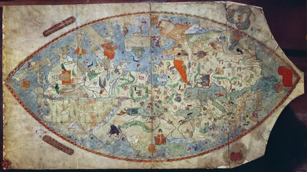 Genoese World Map, Designed by Toscanelli