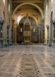 Gothic Art: View of the Papal Altar Above the Tabernacle