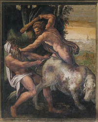 Hercules Killing the Cretan Bull, Yellow Room