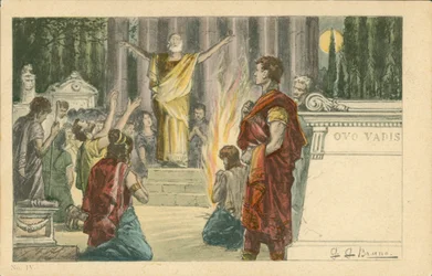 Illustration for the Novel Quo Vadis by Henryk Sienkiewicz