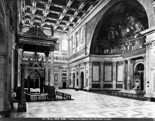 Interior view of the tribune