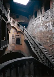 Internal View of the Castle of Counts Guidi or Palazzo Pretorio