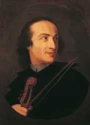 Italy, Portrait of Giuseppe Tartini