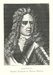 Jean-Gaston, Last Prince of the House of Medicis (engraving)