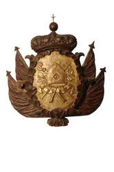 Large Baroque armorial carving, c.1700