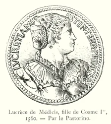 Lucrece de Medicis, daughter of Cosimo I