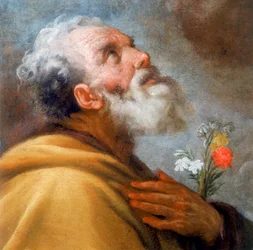 Madonna and Child with Saints Joseph and Gregory the Great and the Souls of Purgatory (Detail)