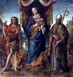 Madonna and Child with saints