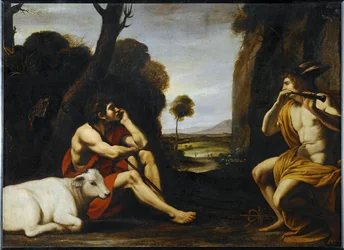Mercury Puts Argus to Sleep by the Music of His Flute