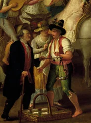 Mozzarella vendor (detail)