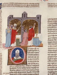 De consecratione, miniature from the 