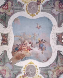 Mythological Scene with the Zodiac
