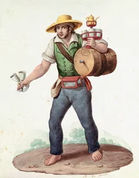 Old Neapolitan Trades: The Water Seller