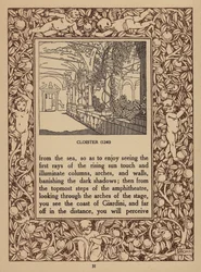 Page from Brochure for San Domenico Palace Hotel, Taormina