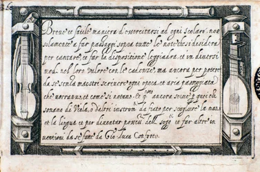 Page taken from Breve e facile maniera di esercitarsi by Giovanni Luca Conforti